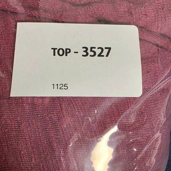 Vanity Ruched Sleeve Drape Cardigan Burgundy S - Picture 5 of 5